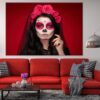 Girl with Stunning Makeup Fashion Photograph Print 100% Australian Made