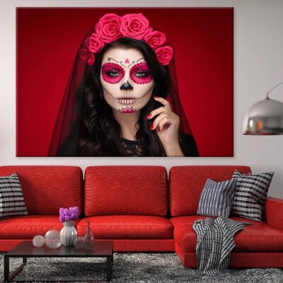 Girl with Stunning Makeup Fashion Photograph Print 100% Australian Made