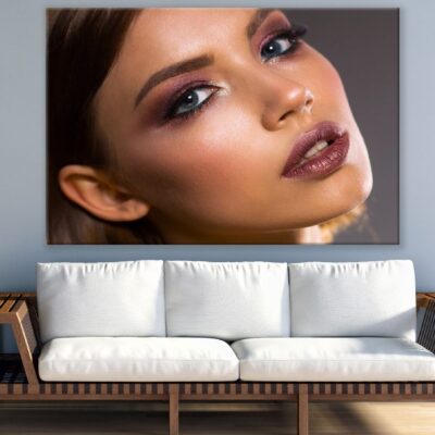 Makeup Girl Face Closeup Photograph Print 100% Australian Made