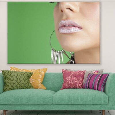Woman with Pale Lips Makeup Photograph Print 100% Australian Made