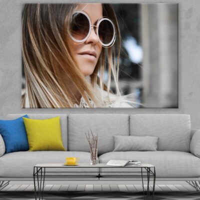 Girl with Winter Sunglasses Closeup Photograph Print 100% Australian Made
