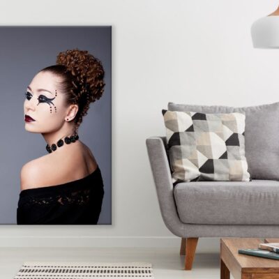 Hairstyle of Young Woman Portrait Photograph Print 100% Australian Made