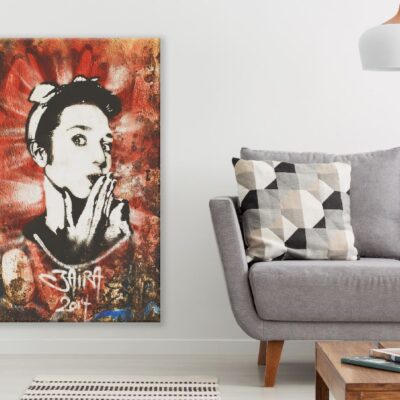 Fashion Woman Art Wall Painting Print 100% Australian Made