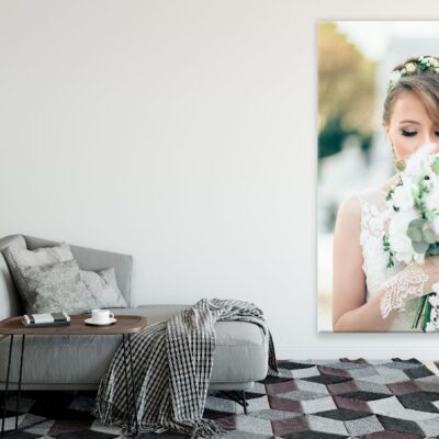 Woman with White Wedding Dress Photograph Print 100% Australian Made
