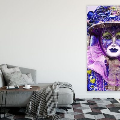 Carnival Purple Costume Closeup Photograph Print 100% Australian Made