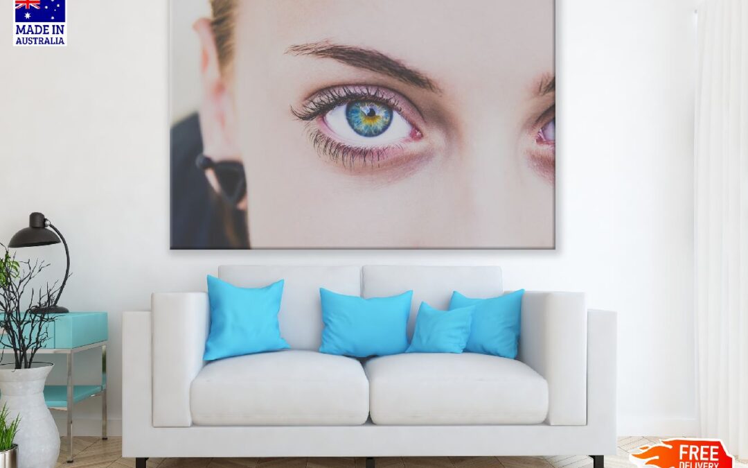 Makeup Woman Eye Closeup Photograph Print 100% Australian Made