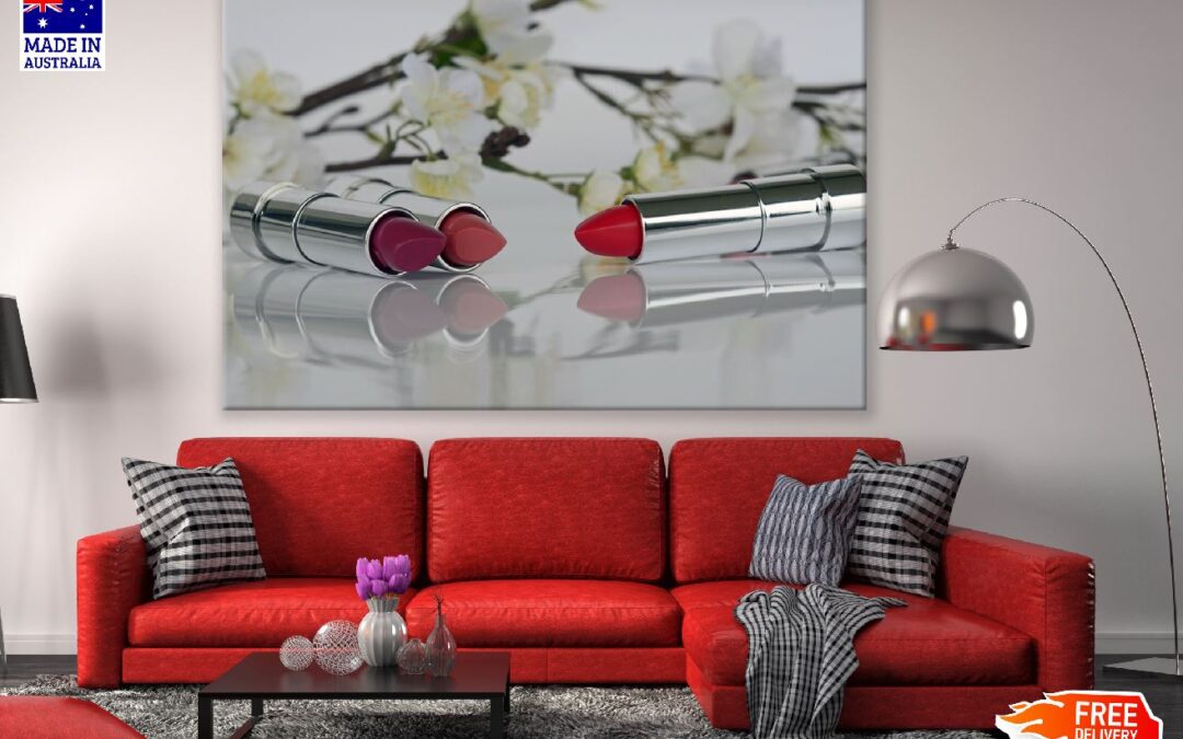Colorful Lipstick Closeup Photograph Print 100% Australian Made