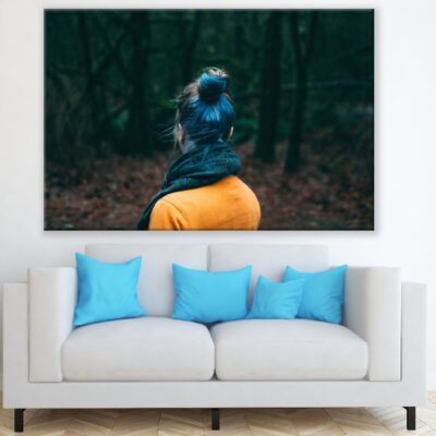 Girl with Funky Color Hair Photograph Print 100% Australian Made