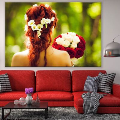 Bride Wedding Redhead Closeup Photograph Print 100% Australian Made