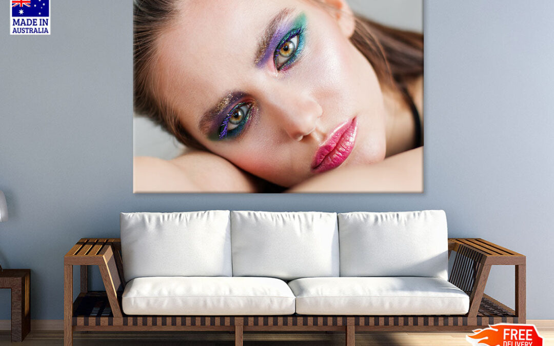 Girl with Makeup Portrait Photograph Print 100% Australian Made