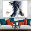 Woman Closeup Face Abstract Watercolor Painting Print 100% Australian Made