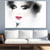 Makeup Woman Face Abstract Watercolor Painting Print 100% Australian Made - Image 2