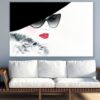 Fashion Lady with Sunglasses Watercolor Painting Print 100% Australian Made - Image 2