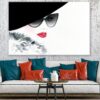 Fashion Lady with Sunglasses Watercolor Painting Print 100% Australian Made