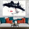 Woman with Hat Abstract Painting Print 100% Australian Made
