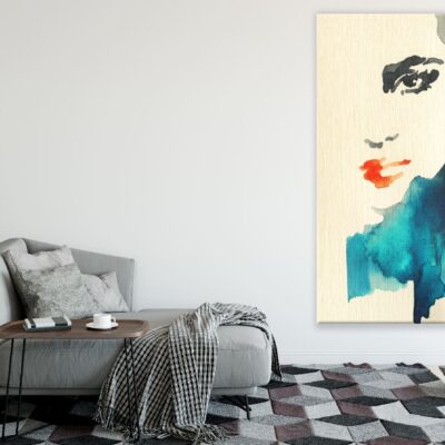 Fashion Woman Abstract Watercolor Painting Print 100% Australian Made
