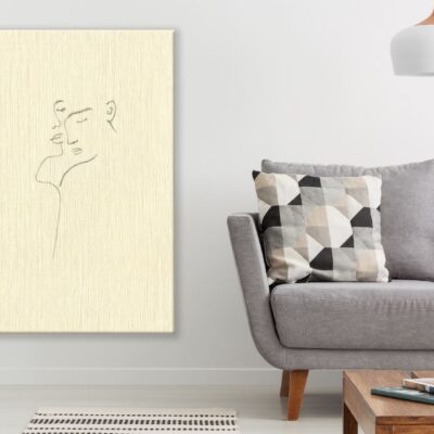 Fashion Man and Woman Line Art Print 100% Australian Made