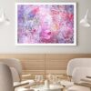 Girl Face & Abstract Pattern Art Home Decor Premium Quality Poster Print Choose Your Sizes