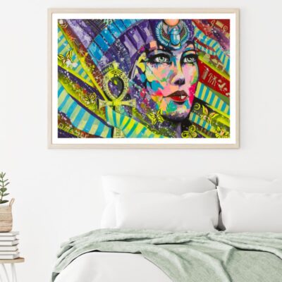 Colorful Girl Face Painting Home Decor Premium Quality Poster Print Choose Your Sizes