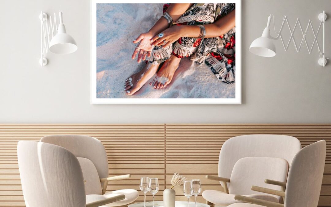 Girl on Beach Photograph Home Decor Premium Quality Poster Print Choose Your Sizes