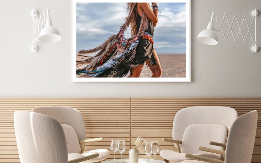 Girl Walking Photograph Home Decor Premium Quality Poster Print Choose Your Sizes