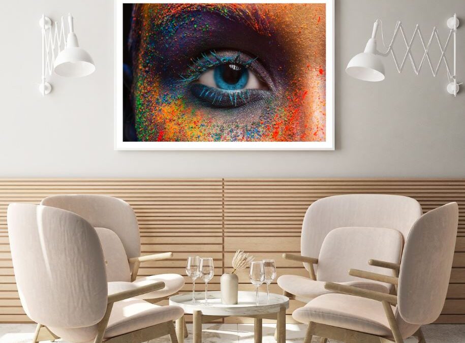 Woman Portrait Eye Photograph Home Decor Premium Quality Poster Print Choose Your Sizes