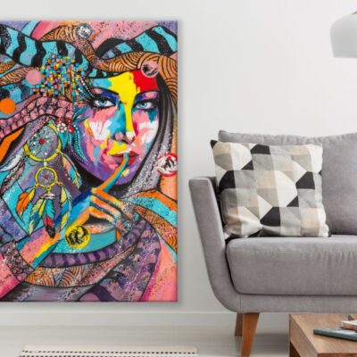 Girl Portrait Watercolor Painting Print 100% Australian Made