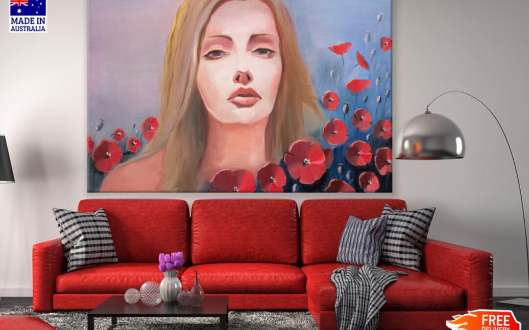 Girl Portrait Watercolor Painting Print 100% Australian Made