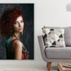 Beautiful Girl Portrait View Print 100% Australian Made