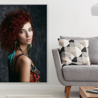 Beautiful Girl Portrait View Print 100% Australian Made