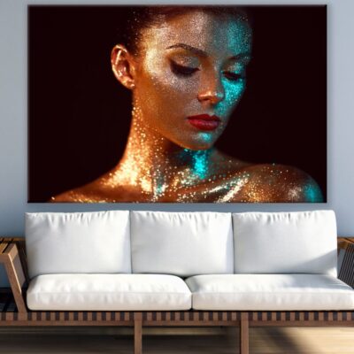 Girl with Makeup Portrait Fashion Print 100% Australian Made
