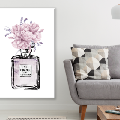 Perfume Fashion Watercolor Paint Print 100% Australian Made