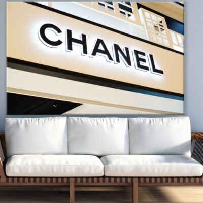 Chanel Fashion Store Front View Print 100% Australian Made