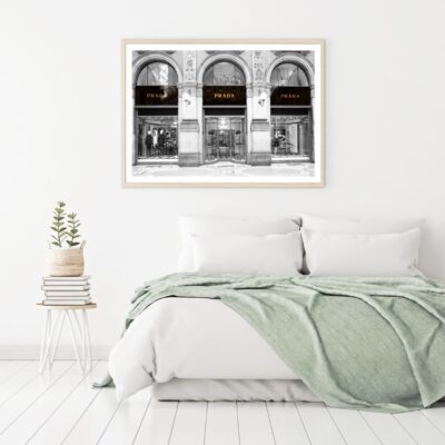 Prada Store in City Photograph Home Decor Premium Quality Poster Print Choose Your Sizes