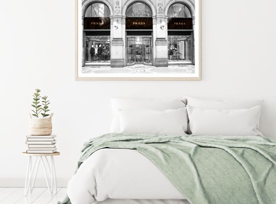 Prada Store in City Photograph Home Decor Premium Quality Poster Print Choose Your Sizes