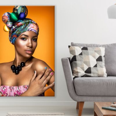 African Girl Portrait Photograph Print 100% Australian Made
