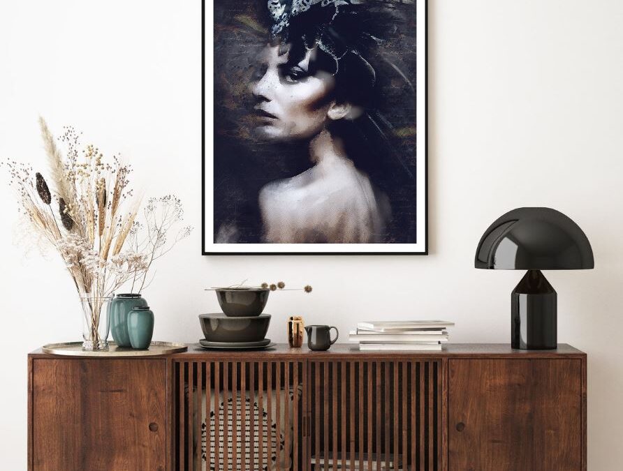 Girl Portrait Photograph Home Decor Premium Quality Poster Print Choose Your Sizes