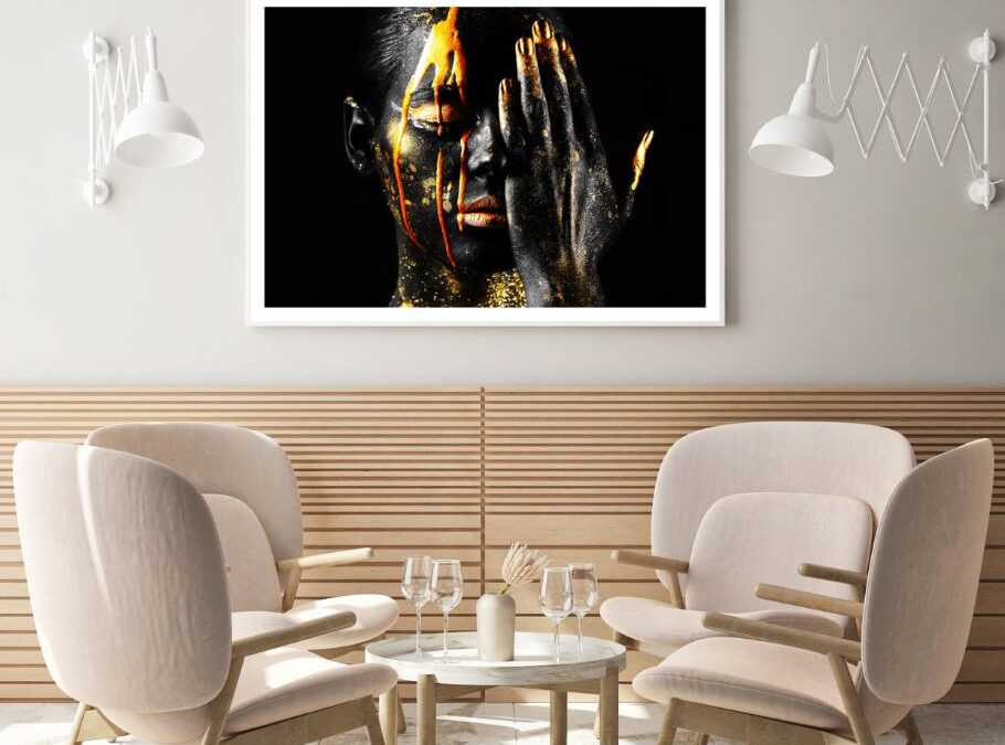 Woman Face Closeup Fashion Photograph Home Decor Premium Quality Poster Print Choose Your Sizes