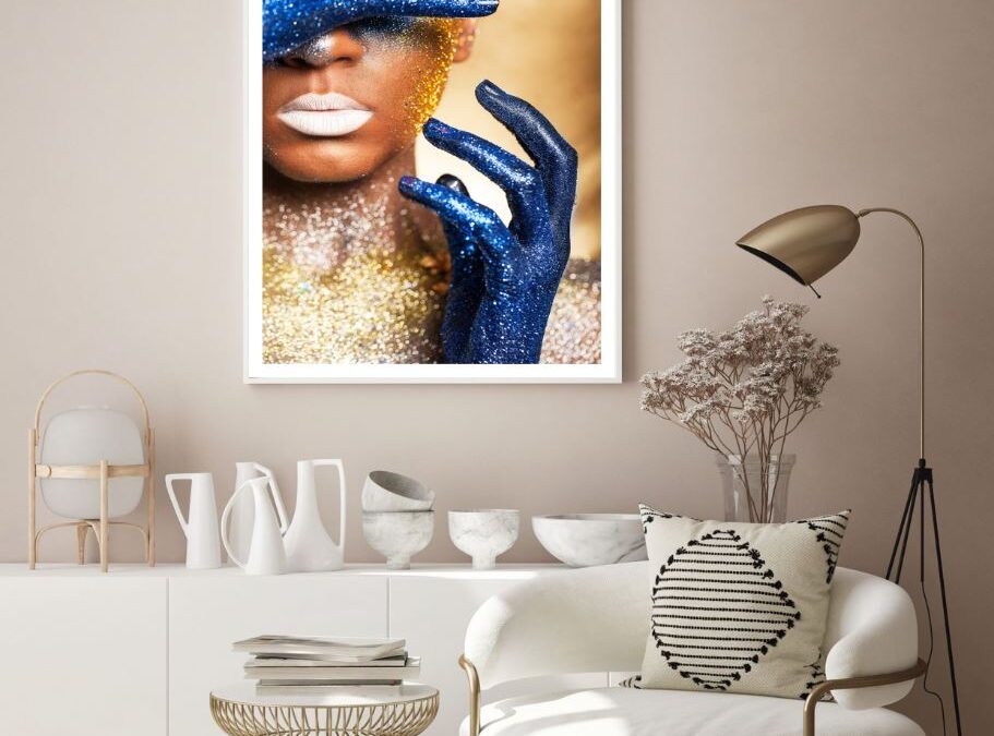 Girl with Makeup Photograph Home Decor Premium Quality Poster Print Choose Your Sizes