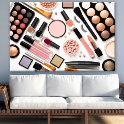 Makeup Items Aerial Photograph Print 100% Australian Made