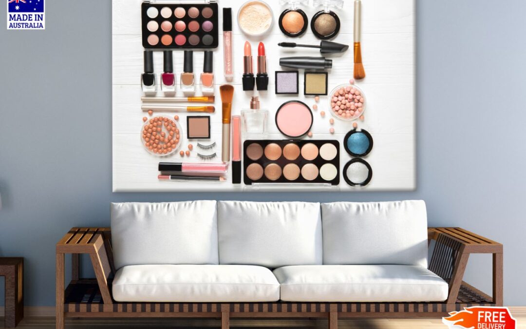 Makeup Items Aerial Photograph Print 100% Australian Made