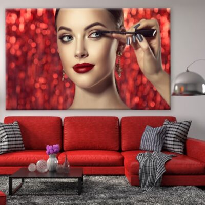 Girl with Makeup Face Photograph Print 100% Australian Made