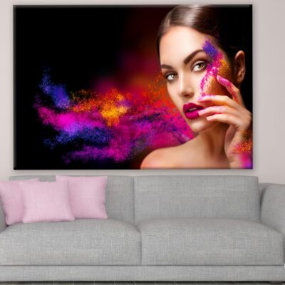 Girl with Makeup Face Photograph Print 100% Australian Made