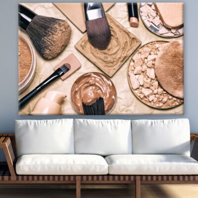 Makeup & Brushes Aerial Photograph Print 100% Australian Made