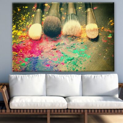 Makeup Brushes Closeup Photograph Print 100% Australian Made