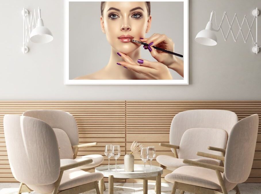 Girl with Makeup Face Photograph Home Decor Premium Quality Poster Print Choose Your Sizes