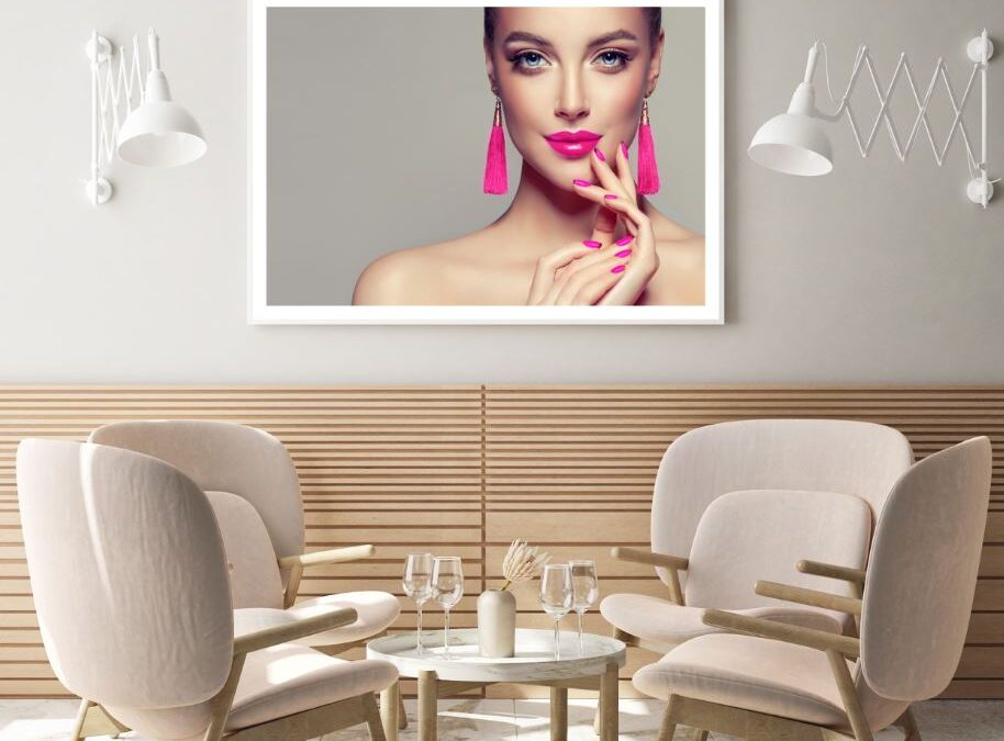 Girl with Makeup Face Photograph Home Decor Premium Quality Poster Print Choose Your Sizes