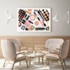 Makeup Items on Table Photographs Home Decor Premium Quality Poster Print Choose Your Sizes