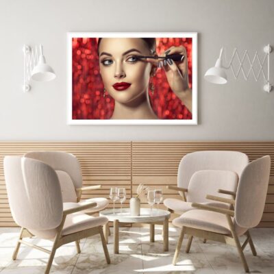 Fashion Girl with Makeup Portrait Home Decor Premium Quality Poster Print Choose Your Sizes