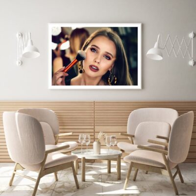 Fashion Girl with Makeup Portrait Home Decor Premium Quality Poster Print Choose Your Sizes